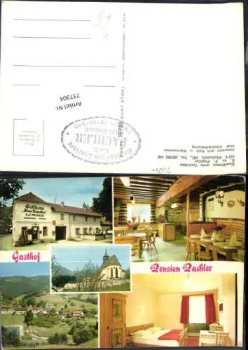 737304 seltene AK Kleinzell Lilienfeld Gasthaus zum Touristen Pachler Meinl Reklame