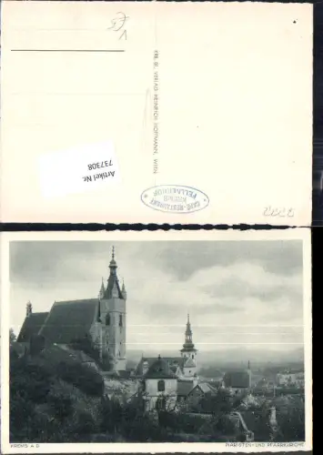 737308 Krems an der Donau Piaristenkirche pub Heinrich Hoffmann Kre. 01