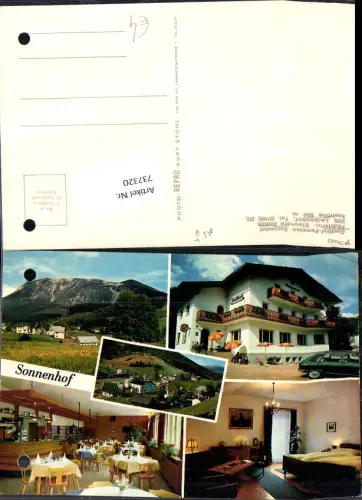 737320 seltene AK Lackenhof am Ötscher Gasthaus Pension Sonnenhof