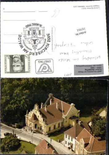 737351 Kirchberg am Walde Luftbild Briefmarken Werbeschau Ersttag