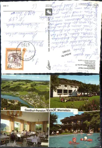 737485 Wernstein am Inn Gasthof Wendl Stp. Raab
