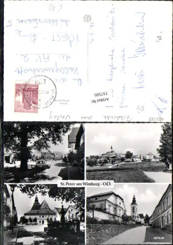 737505 seltene Fotokarte ohne Verlag St. Peter am Wimberg