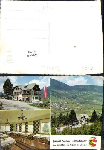 737553 tolle AK Gasthof Petersbründl am Katschberg St. Michael im Lungau Tamsweg