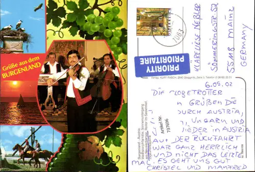 737696 Burgenland Musik Weintrauben Wein Trauben Zigeunerkapelle Mignon Neusiedlersee Neusiedl