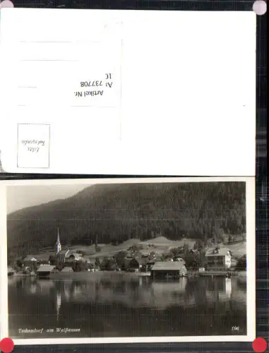 737708 Techendorf am Weißensee Kärnten 1930