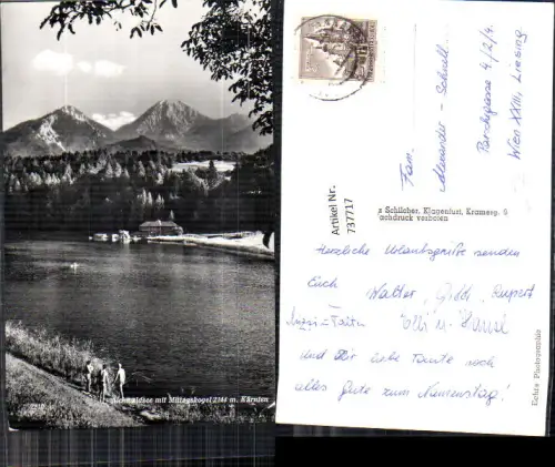 737717 Aichwaldsee b. Finkenstein am Faaker See Faakersee