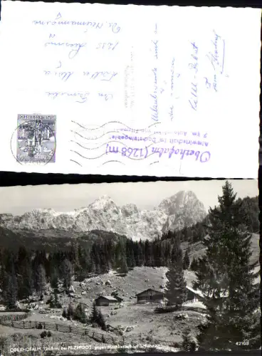 737734 Foto AK Oberhofalm b. Filzmoos geg. Hochkesselkopf