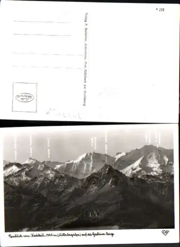 737743 Foto AK Fernblick vom Hochkeil Mitterbergalpe a. d. Gasteiner Alpen Mühlbach a. Hochkönig