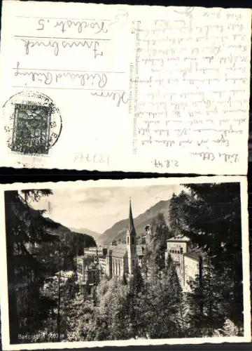 737749 Foto AK Badgastein Bad Gastein Ansicht mit Kirche