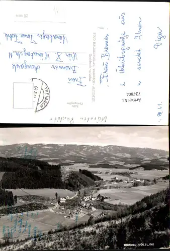 737804 Foto AK Brugga Gemeinde Mölbling Bezirk St Veit a. d. Glan Totale