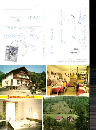 737854 Mehrbild AK Kapellen Neuberg a. d. Mürz Jausenstation Tesch Zimmer Gaststube
