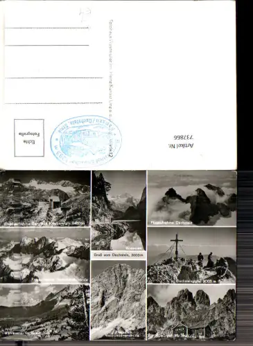 737866 Mehrbild AK Dachstein Ramsau a. Dachstein Berghaus Krippenstein Dachsteingipfel