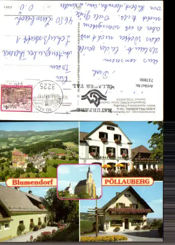737890 Mehrbild AK Blumendorf Pöllauberg Berggasthof König Kaufhaus Töglhofer Pöllau b. Hartberg