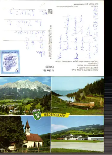 737893 Mehrbild AK Niederöblarn Öblarn geg. Grimming Ortskapelle Stubenecksattel