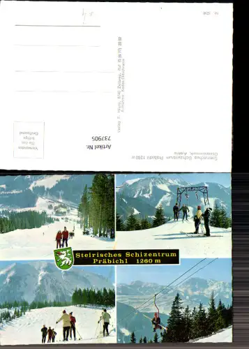 737905 Mehrbild AK Präbichl Schizentrum Wintersport Skilift
