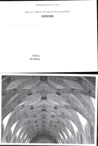 737997 Seckau Gewölbe der Basilika Detailansicht Religion