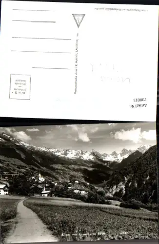 738015 Foto AK Kaunerberg Kauns in Tirol Bergkulisse Landeck