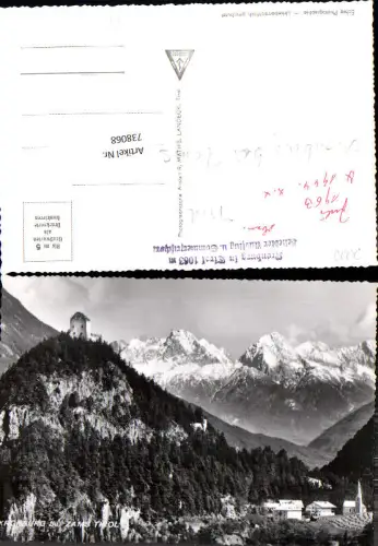 738068 Foto AK Kronburg b. Zams Tirol Burg