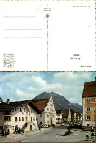 738081 Reutte in Tirol Platzansicht VW Käfer