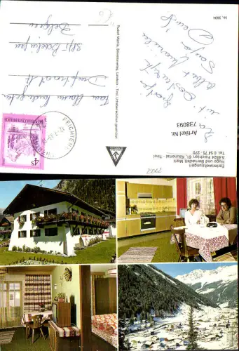 738093 Mehrbild AK Feichten im Kaunertal Ferienwohnungen Mark Zimmer Ansichten