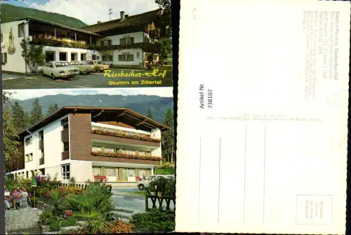 738107 Mehrbild AK Stumm im Zillertal Gasthof Pension Rissbacher-Hof Ansichten
