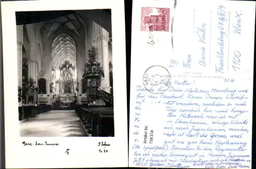 738158 Foto AK Graz Dom Inneres pub D. Defner Gr 24