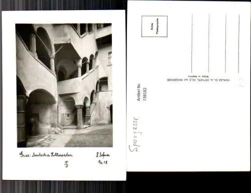 738182 Foto AK Graz Deutscher Ritterorden Sporgrasse pub D. Defner Gr 18