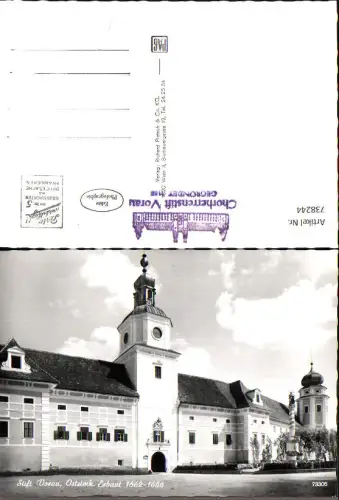 738244 Foto AK Stift Vorau Ansicht mit Portal
