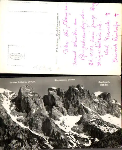 738250 Stangenwand Beilstein Zagelkogel Mixnitz St. Ilgen Mixnitz Hochschwab Unglück Vermerk