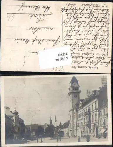 738301 Foto AK Leibnitz Unterer Platz um 1915