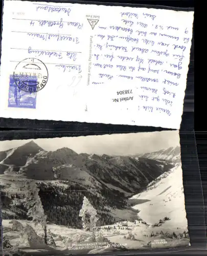 738304 Foto AK Donnersbacher Tauern m. Schoberspitze u. Planneralm im Winter Donnersbach