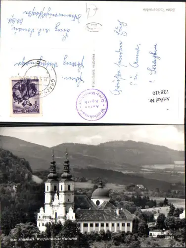 738310 Foto AK Graz Wallfahrtskirche Mariatrost