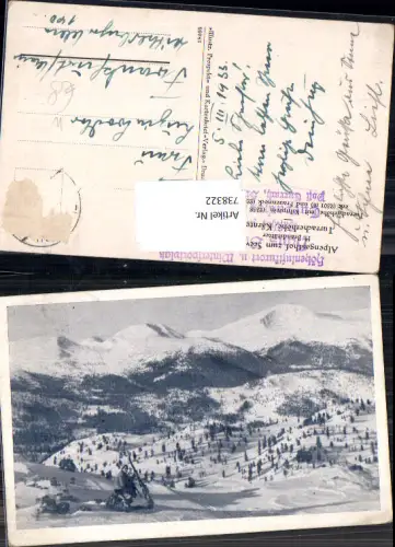 738322 Stadl-Predlitz Turracherhöhe mit Kilnprein u. Frauennock Wintersport