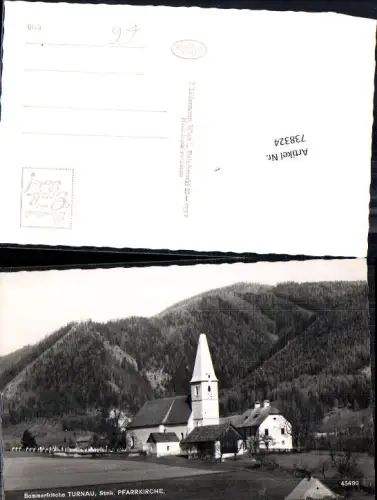 738324 Foto AK Turnau Pfarrkirche Kirche