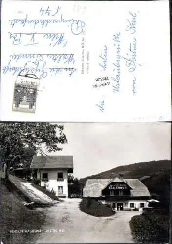 738328 Foto AK Pension Waldesruh Gresten Bez. Scheibbs Mostviertel