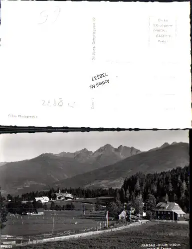 738337 Foto AK Ramsau a. Dachstein Kulm geg. Niedere Tauern
