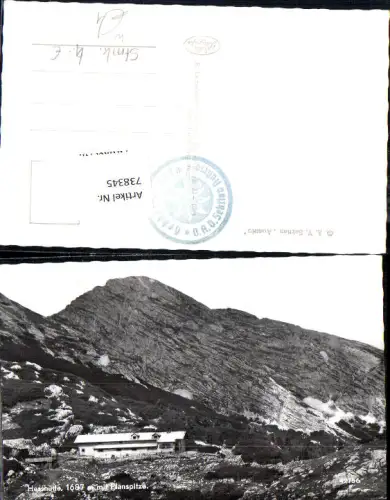 738345 Foto AK Hesshütte m. Planspitze Johnsbach