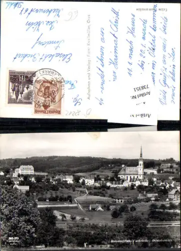 738351 Foto AK Pischelsdorf Ansicht m. Kirche