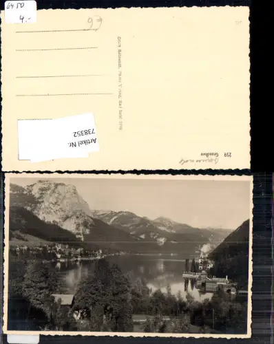 738352 Foto AK Grundlsee Salzkammergut