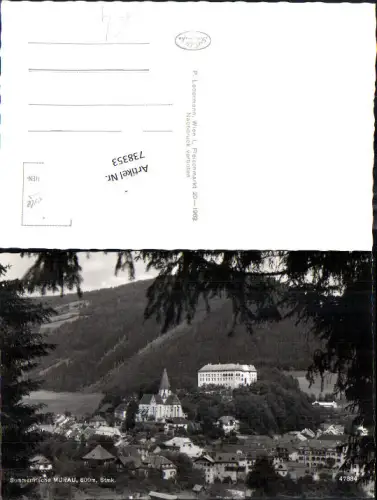 738353 Foto AK Murau Ansicht m. Kirche