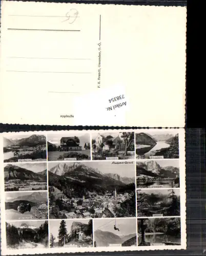 738354 Mehrbild Foto AK Ausserland Altaussee Grundlsee Sessellift Loserhütte