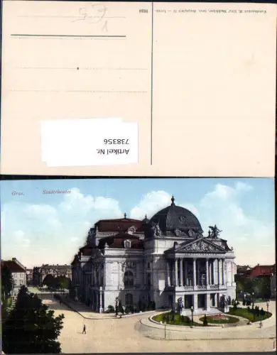 738356 Graz Stadttheater Theater pub H. Kölz Nachfolger 9338