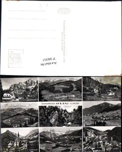 738357 Mehrbild Foto AK Aflenz Kurort Bodenbauer Bürgeralm Jauring Seewiesen