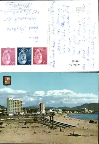 738419 Mallorca Cala Millor Vista general Strand Küste Spain