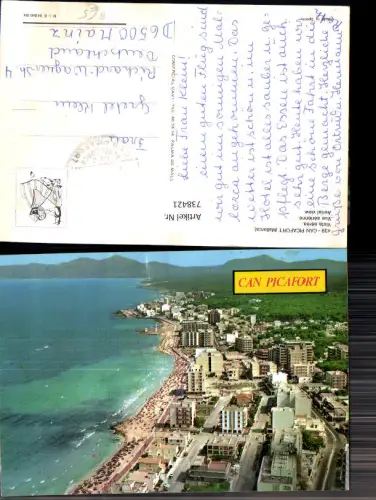 738421 Luftbild Can Picafort Mallorca Vista aerea Spain