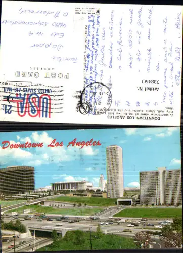 738460 Downtown Los Angeles Bunker Hill Towers City Hall Music Center Electric Building USA United States of America