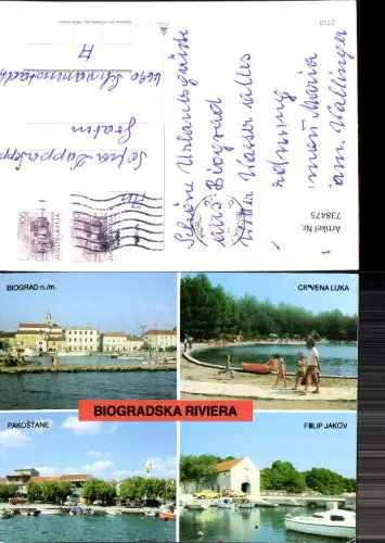 738475 Mehrbild AK Biogradsky Riviera Biograd na Muro Pakostane Filip Jakov Croatia
