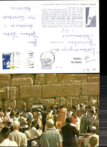 738485 Jerusalem The Western Wall Wailing Wall Klagemauer Israel Religion Volkstypen