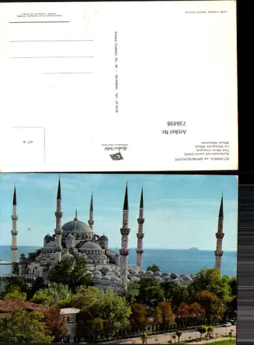 738498 Istanbul ve Saheserleri Sultanahmet camii Blaue Moschee Turkey