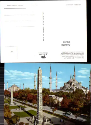 738499 Istanbul ve Saheserleri Hipodrom ve Sultanahmet camii Hippodrom Blaue Moschee Turkey